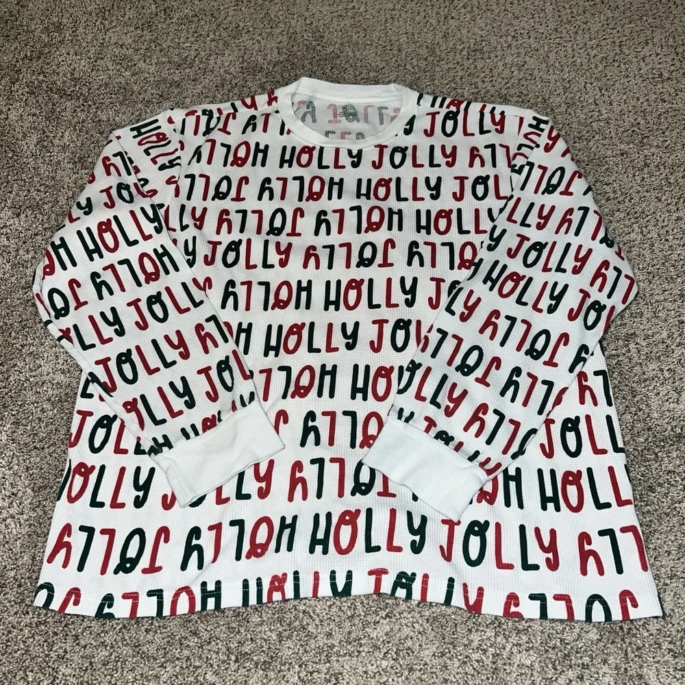Carter's Thermal Jolly Pajamas Set Adult Unisex Cotton Christmas XXL‎